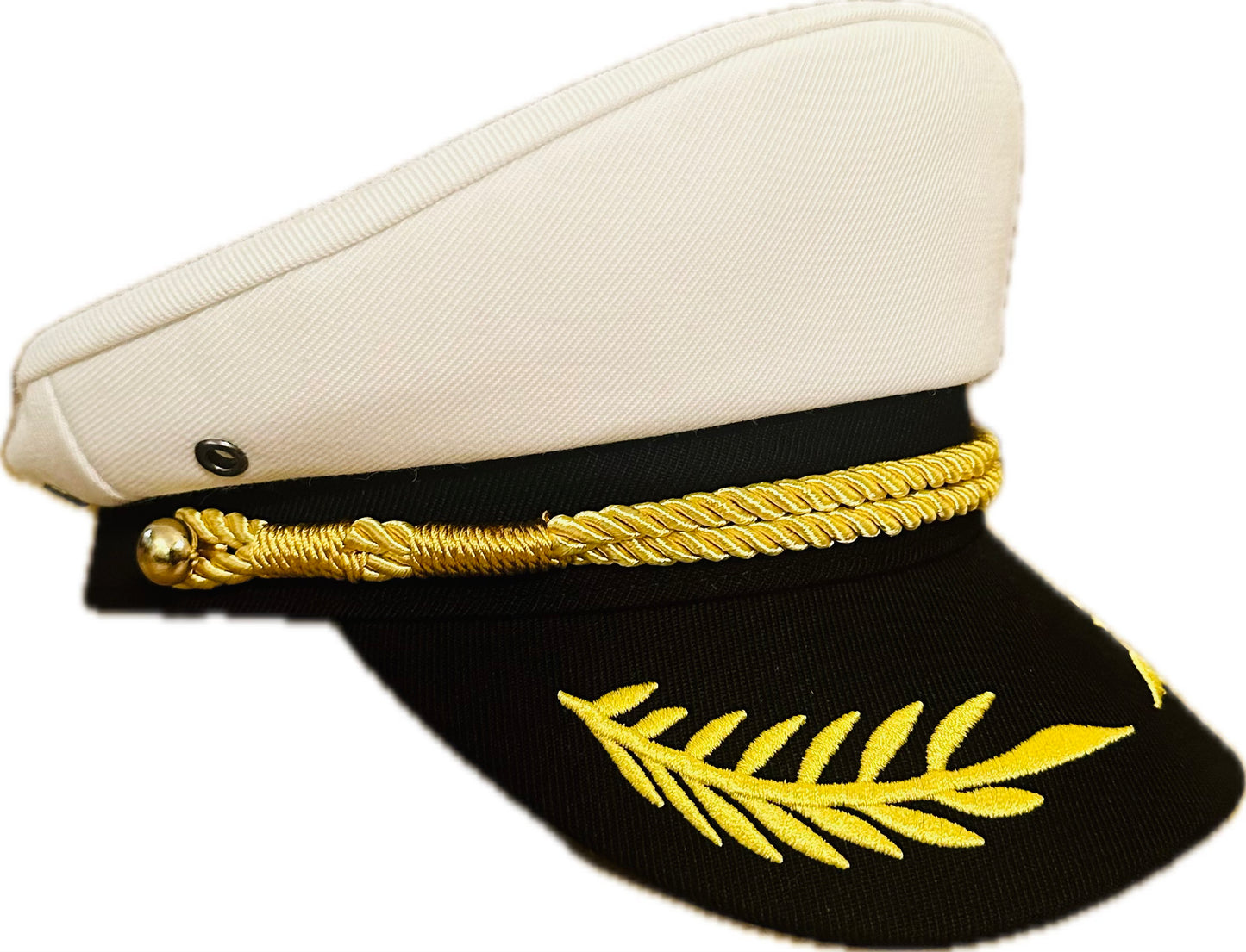 Custom Embroidery Captain Hats!